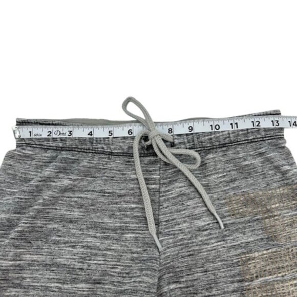Victorias Secret Pink Jogger Sweatpants Small Gray Gold - Picture 6 of 8